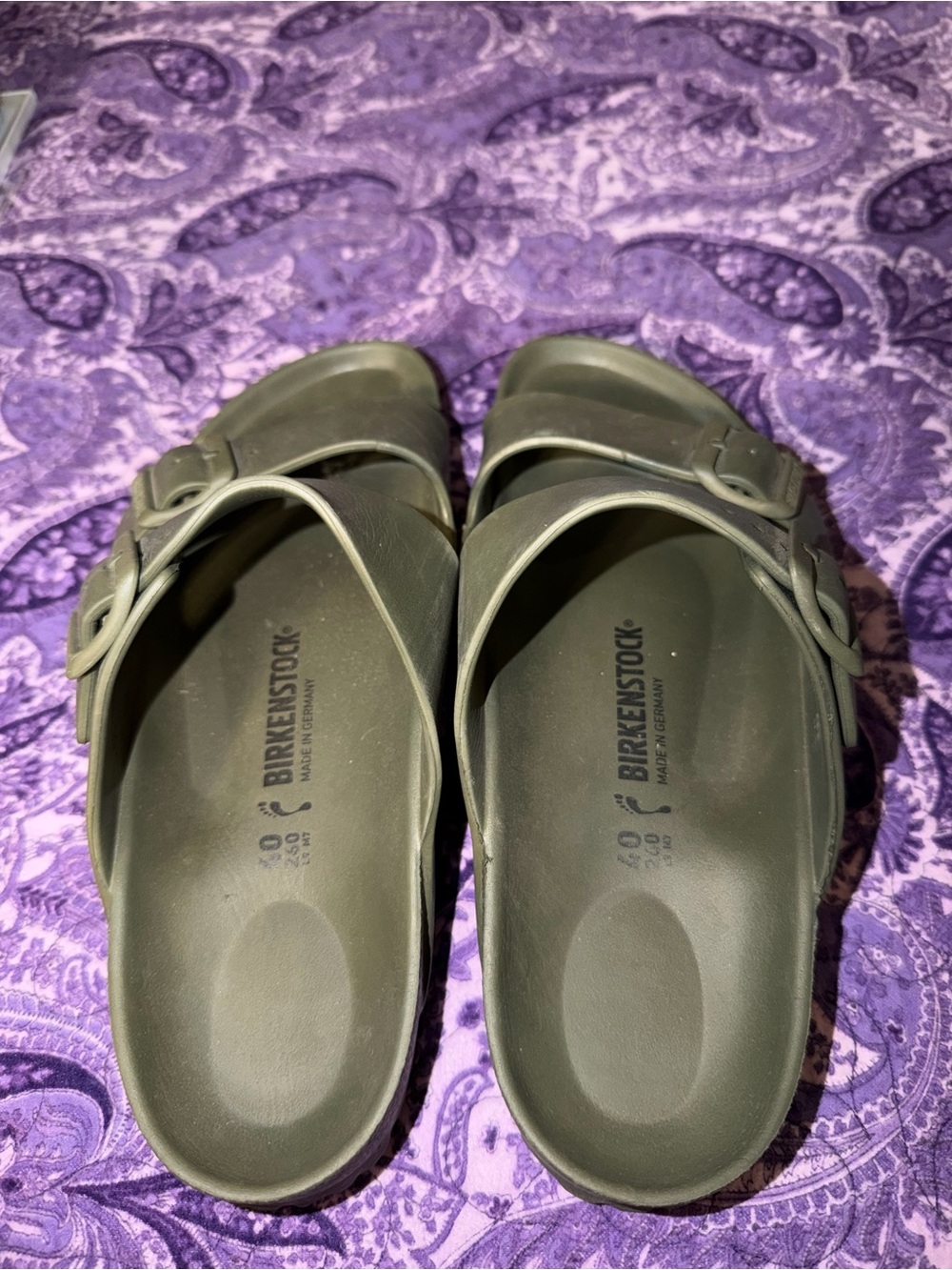 Birkenstock Arizona Eva Sandals Green